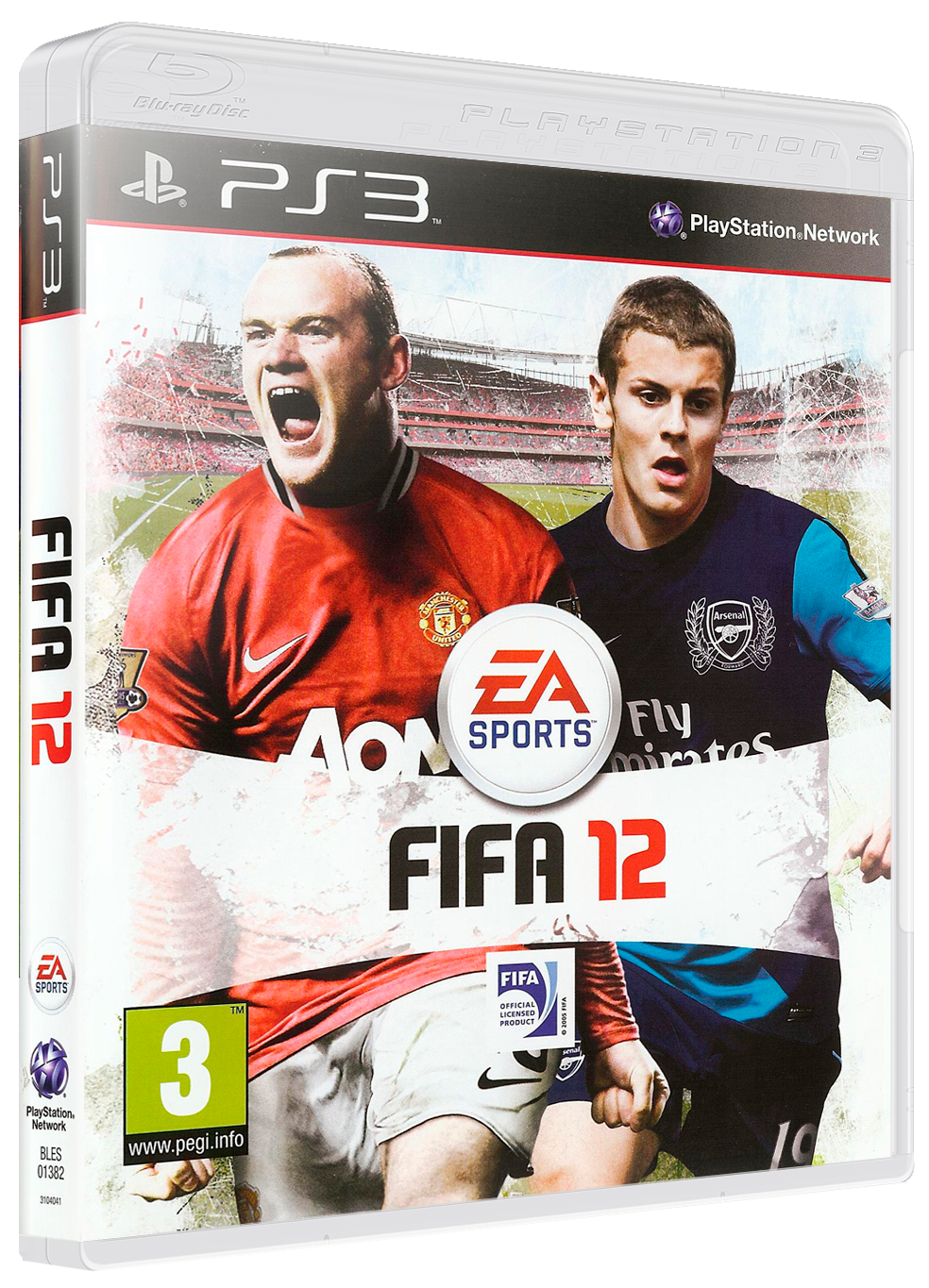 FIFA 12 box art for Playstation 3